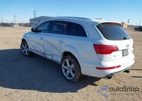 2015 Audi Q7 3.0T S Line Prestige z USA, uszkodzony, nr VIN WA1DGAFE9FD023150